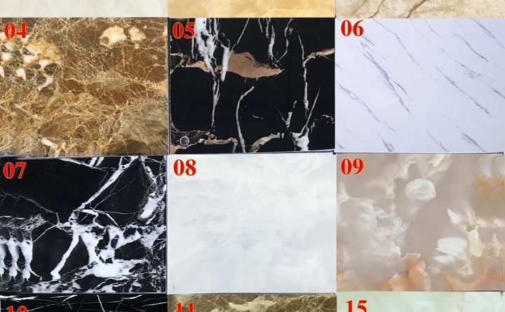 Hình Ảnh Các Mẫu Tấm Trần Nhựa Pvc Giả Đá, Bảng Màu Nhựa Ốp Tường Vân Đá  Cẩm Thạch Đẹp 2023
